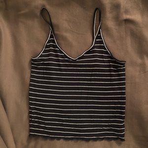 AE Soft & Sexy Striped Cropped Tank
